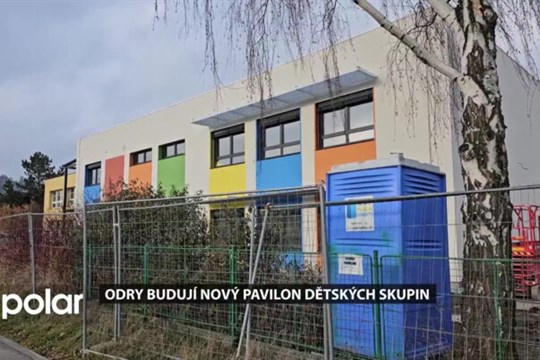 Odry budují nový Pavilon dětských skupin, rodiče už mohou děti hlásit