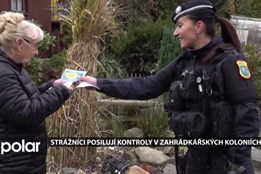 Strážníci posilují kontroly v zahrádkářských koloniích. A zaměřují se také na hřbitovy