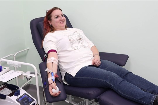 Na Svatomartinské darování krve dorazilo 45 lidí