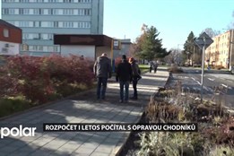 Rozpočet i letos počítal s opravou chodníků, hlavní úseky byly ve třech lokalitách