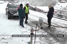 Voda ve Straníku je dle provozovatele vodovodu a hygieny po měsíci a půl pitná, odborníci z VUT ještě propláchli potrubí