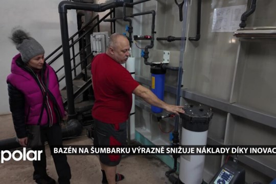Bazén na Šumbarku výrazně snižuje náklady díky inovaci