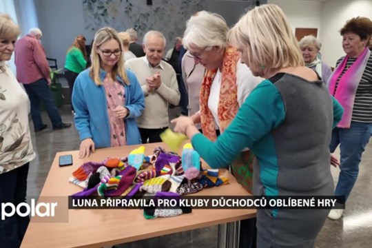 Luna připravila pro kluby důchodců oblíbené hry