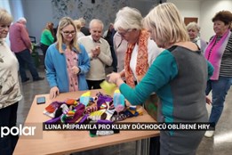 Luna připravila pro kluby důchodců oblíbené hry