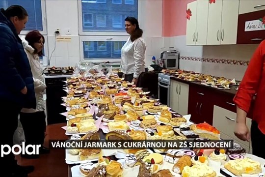 BEZ KOMENTÁŘE: Vánoční jarmark s cukrárnou na ZŠ Sjednocení