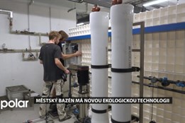 Městský plavecký bazén má novou ekologickou technologii, ušetří až 80% vody