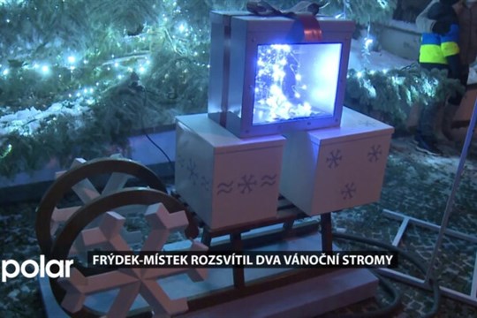Jediné město v ČR se dvěma vánočními stromy je Frýdek-Místek