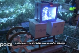 Jediné město v ČR se dvěma vánočními stromy je Frýdek-Místek
