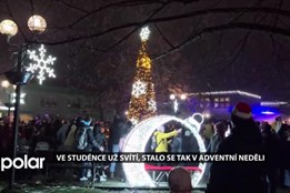 Ve Studénce už svítí, stalo se tak v adventní neděli
