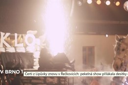 Čerti z Lipůvky znovu v Řečkovicích: pekelná show přilákala desítky dětí