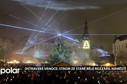 Nejkouzelnější moment Ostravských Vánoc. Strom rozsvítila úchvatná laserová show