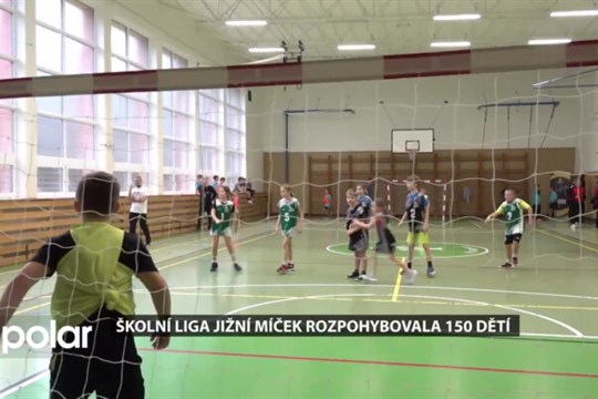 Turnaje v miniházené s názvem Jižní míček se zúčastnilo 150 žáků z obvodu Ostrava-Jih