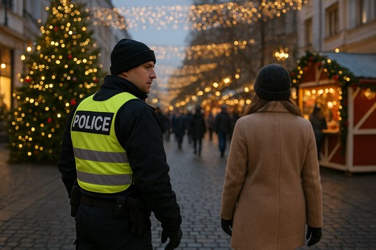 Policie v adventním čase posiluje kontroly na veřejných prostranstvích