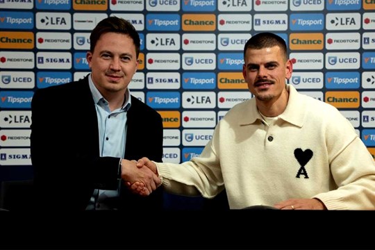 Kliment zůstává v Olomouci: nejlepší střelec Chance ligy prodloužil smlouvu do roku 2028