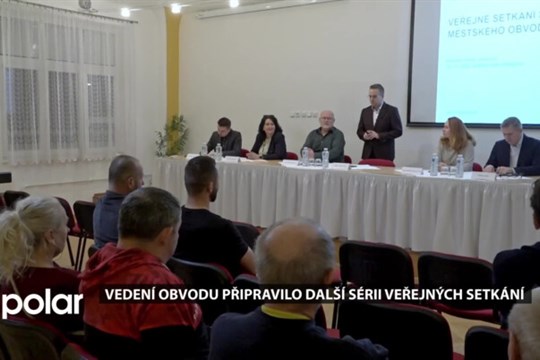 Vedení Slezské Ostravy připravilo další sérii veřejných setkání, na podzim zavítalo do čtyř částí