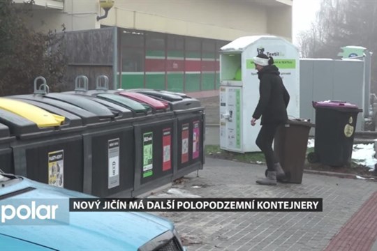 Nový Jičín má další polopodzemní kontejnery na odpad, méně zapáchají a jsou větší