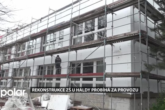 ZŠ U Haldy se modernizuje za provozu