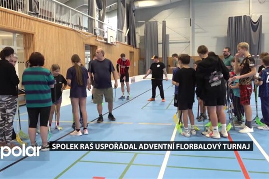 Spolek Rodiče a škola uspořádal adventní florbalový turnaj