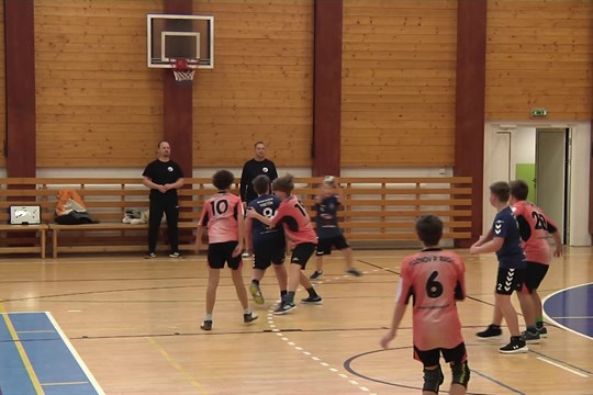 Ve sportovní hale na Lapači se hrála Zlínská liga mladších žáků v házené