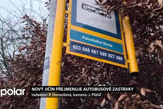 Nový Jičín přejmenuje autobusové zastávky