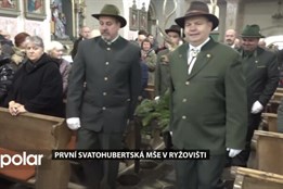 V Ryžovišti na Sovinecku se konala historicky první Svatohubertská mše