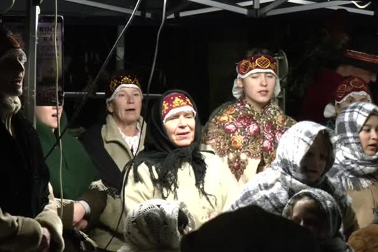 Soubor Šafrán nabídl v Pasekách živý betlém