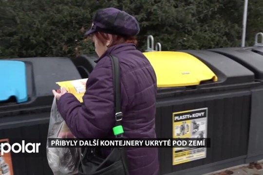 Přibyly další kontejnery ukryté pod zemí
