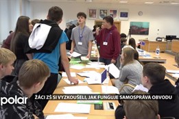 Žáci ZŠ Ostravy-Jihu si vyzkoušeli, jak funguje samospráva obvodu