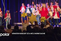 Školáci z Horní Suché vystoupili na tradičním vánočním koncertě