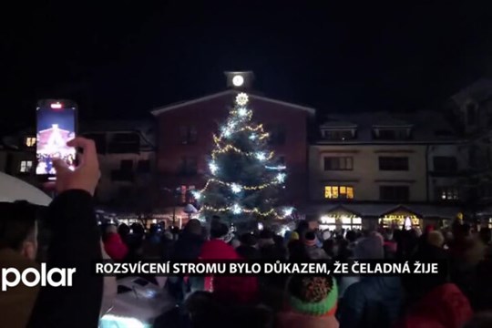 Rozsvícení stromu bylo důkazem, že Čeladná prostě žije