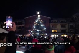Rozsvícení stromu bylo důkazem, že Čeladná prostě žije
