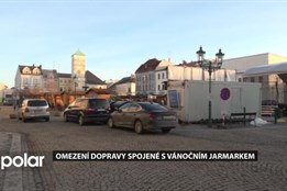 S vánočním jarmarkem na Masarykově náměstí je spojeno také dočasné omezení dopravy