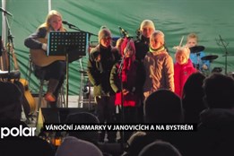 Předvánoční atmosféru navodily jarmarky v Janovicích a na Bystrém