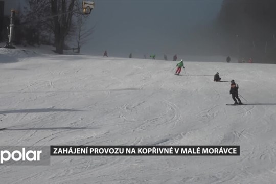 V Jeseníkách startují provoz další zimní areály, byla spuštěna Kopřivná, za týden se má rozjet karlovský Myšák