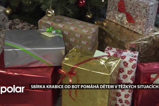 Sbírka Krabice od bot pomůže dětem v těžké životní situaci