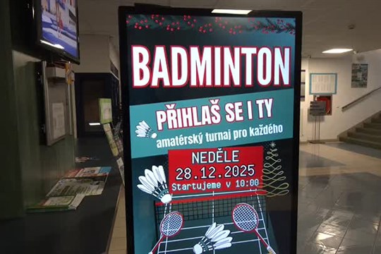 Sport Jablonec chystá badmintonový turnaj