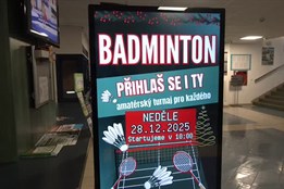 Sport Jablonec chystá badmintonový turnaj
