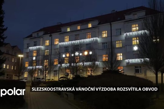 Slezskoostravská vánoční výzdoba rozsvítila obvod, na konci týdne se rozsvítí i vánoční stromy