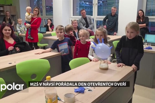 Den otevřených dveří v Masarykově základní škole v Návsí byl plný ukázek