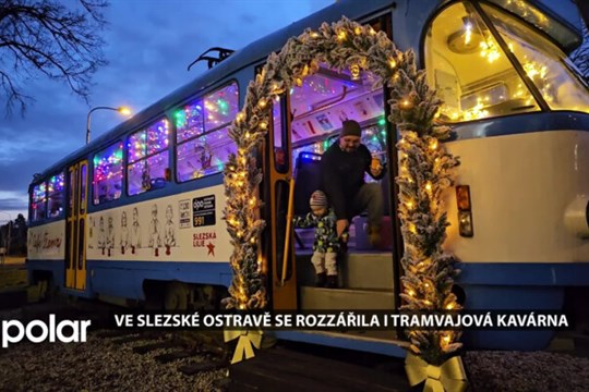 Ve Slezské Ostravě se rozzářila i tramvajová kavárna, otevřená bude i mezi svátky