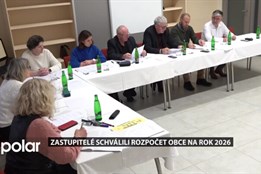 Zastupitelé schválili rozpočet obce na rok 2026