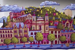 Šternberk má nový originální betlém. Místo tradičních postav vynikají i městské dominanty