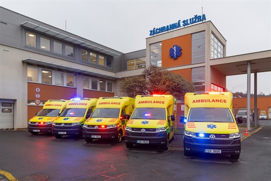 Krajská záchranná služba má pět nových sanitek