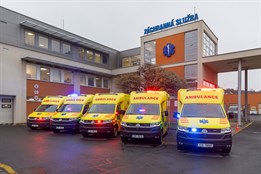 Krajská záchranná služba má pět nových sanitek