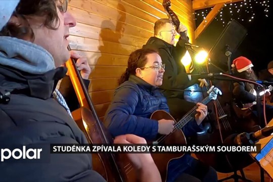 Studénka zpívala koledy s Tamburašským souborem Brač