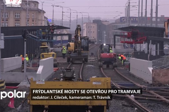 Tramvaje opět projedou přes náměstí Republiky v Ostravě. Auta si budou muset počkat