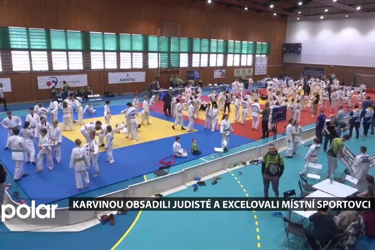 Karvinou obsadili judisté a excelovali místní sportovci, kteří za město získali sedm medailí