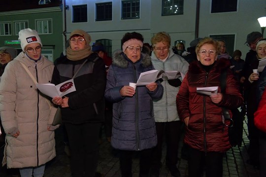 Kunovice se opět připojily k akci „Česko zpívá koledy“