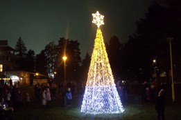 Vztahy na Baťově utužuje každoroční rozsvícení stromu
