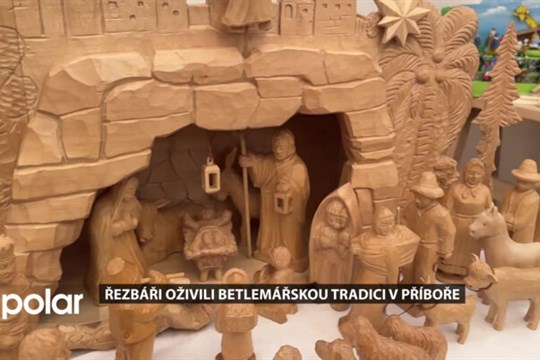 Dřevo, tradice a Vánoce: betlémáři se sjeli do Příbora